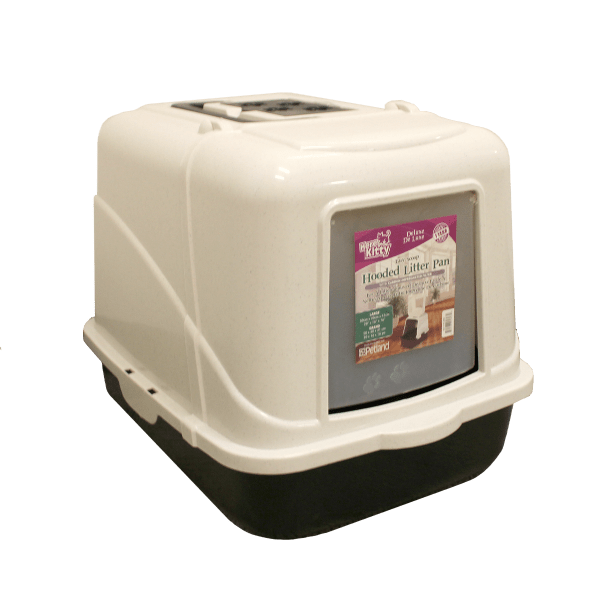 Petland Canada Here Kitty Deluxe Easy Scoop Hooded Litter Pan