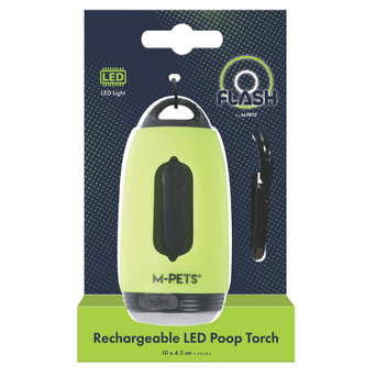 Petland Canada M-PETS FLASH LED Poop Torch Green