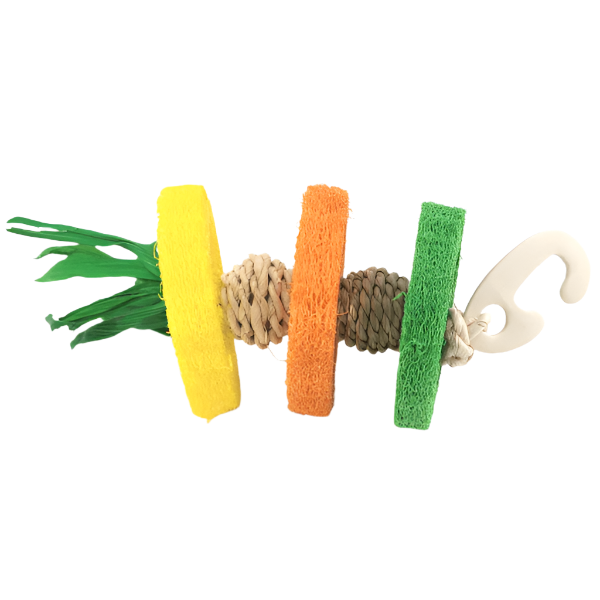 Petland Canada Moss Hollow Loofah Hoola Toy