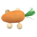 Petland Canada Moss Hollow Rolling Carrot Toy