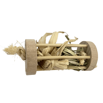 Petland Canada Moss Hollow & Tweeters Grass Wicker Barrel Chew Toy