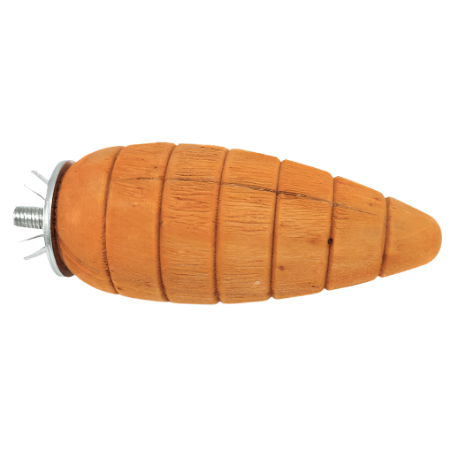 Petland Canada Moss Hollow Wooden Carrot Gnaw