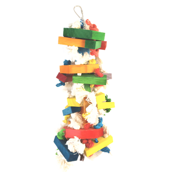 Petland Canada Tweeters Knots n Blocks Bird Toy; Available in 2 sizes