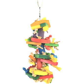 Petland Canada Tweeters Knots n Blocks Bird Toy; Available in 2 sizes