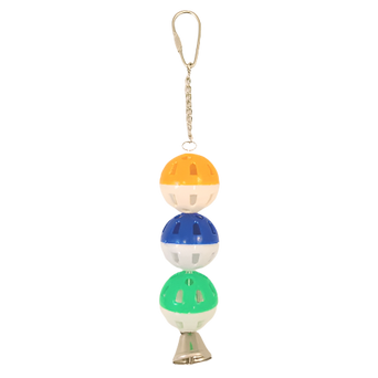 Petland Canada Tweeters Lattice-Ball with Bell Bird Toy