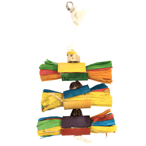 Petland Canada Tweeters Mahogany Pod Stacker Bird Toy