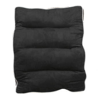 PetPals PetPals Black Faux Suede Pet Bed