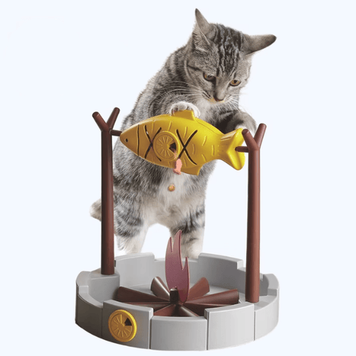 PetPals Grilled Fish Cat Toy