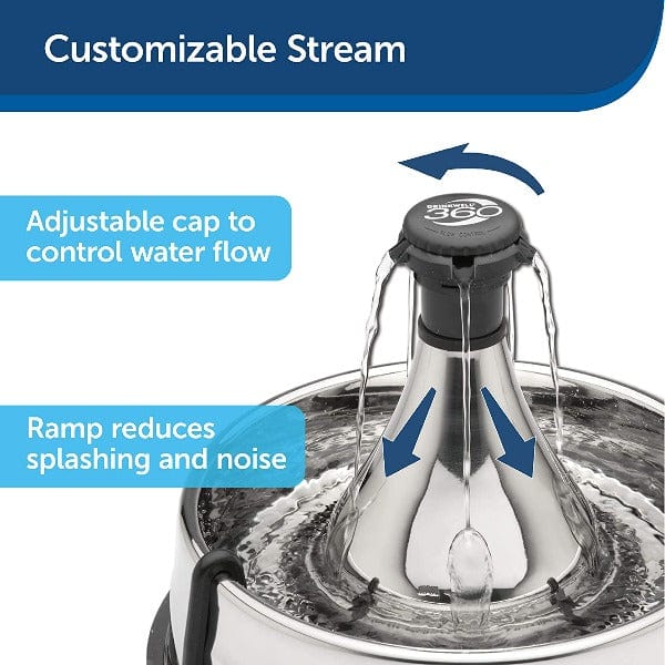 PetSafe Drinkwell 360 Stainless Steel Pet Fountain