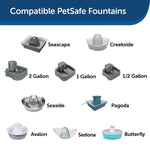 PetSafe PetSafe Drinkwell Ceramic Fountains Replacement Charcoal Filters (4-Pack)
