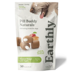 Presidio Earthly Pet Pill Buddy Naturals Pill Hiding Treat for Dogs; Peanut Butter & Apple Recipe