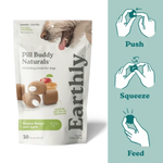 Presidio Earthly Pet Pill Buddy Naturals Pill Hiding Treat for Dogs; Peanut Butter & Banana Recipe