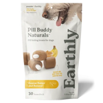Presidio Earthly Pet Pill Buddy Naturals Pill Hiding Treat for Dogs; Peanut Butter & Banana Recipe