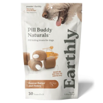 Presidio Earthly Pet Pill Buddy Naturals Pill Hiding Treat for Dogs; Peanut Butter & Honey Recipe