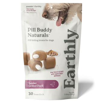 Presidio Earthly Pill Buddy Naturals Pill Hiding Treat for Dogs; Grilled Duck Recipe