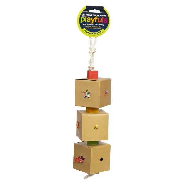 Prevue Pet Products Prevue Pet Products 3-Box Stuff & Hide Bird Toy