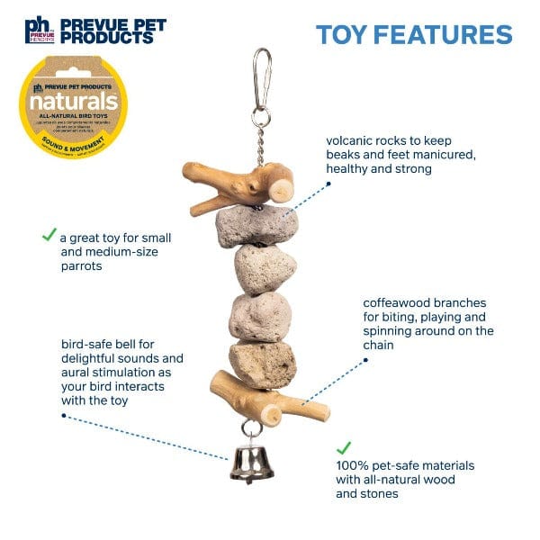 Prevue Pet Products Prevue Pet Products Block Rock Bird Toy