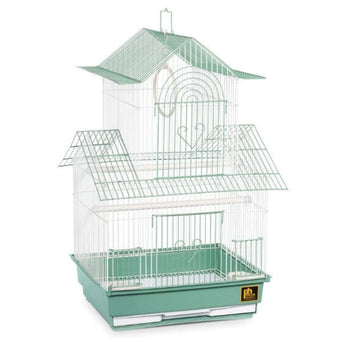 Prevue Pet Products Prevue Shanghai Parakeet Cage Green and White