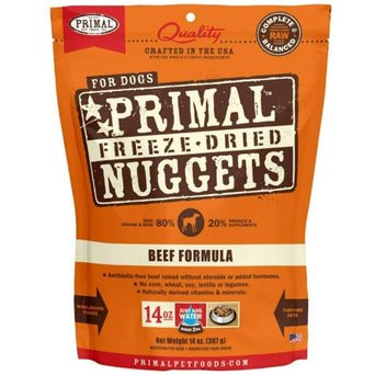 Primal Pet Foods Inc. Primal Freeze Dried Beef Nuggets for Dogs
