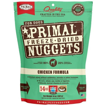 Primal Pet Foods Inc. Primal Freeze Dried Chicken Nuggets for Dogs