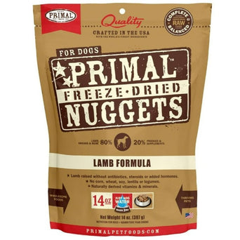 Primal Pet Foods Inc. Primal Freeze Dried Lamb Nuggets for Dogs