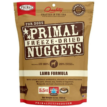 Primal Pet Foods Inc. Primal Freeze Dried Lamb Nuggets for Dogs