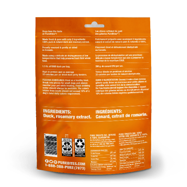 PureBites PureBites Duck Jerky For Dogs