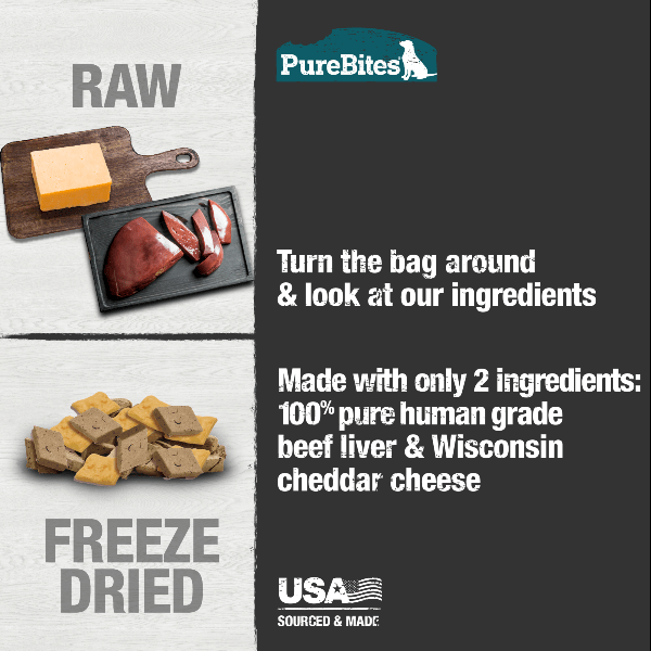 PureBites PureBites Freeze Dried Beef & Cheese Dog Treats