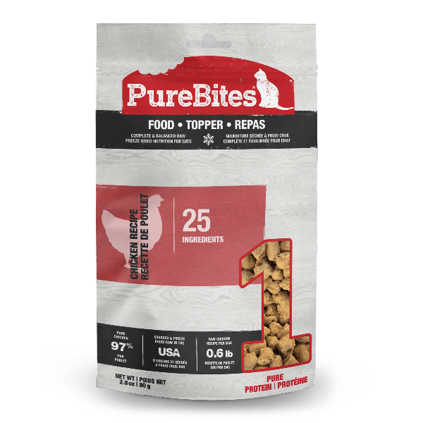 PureBites PureBites Freeze Dried Chicken Recipe Food Topper for Cats