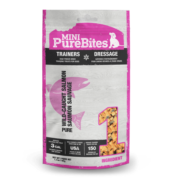 PureBites PureBites Freeze Dried Mini Training Salmon Dog Treats, 49g