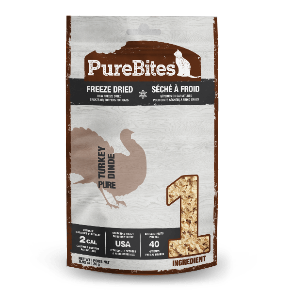 PureBites Freeze Dried Turkey Cat Treat 26g