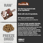 PureBites PureBites Freeze Dried Turkey Recipe Food Topper for Cats