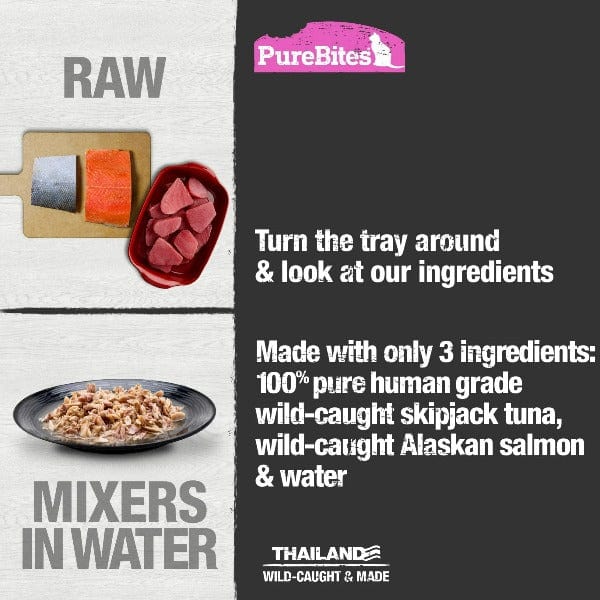 PureBites Purebites Mixers for Cats; Wild Tuna & Salmon