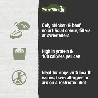 PureBites PureBites Pure Protein Chicken & Beef Pâté for Dogs