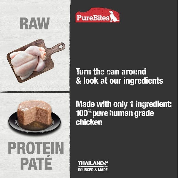 PureBites PureBites Pure Protein Chicken Pâté for Dogs
