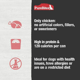 PureBites PureBites Pure Protein Chicken Pâté for Dogs