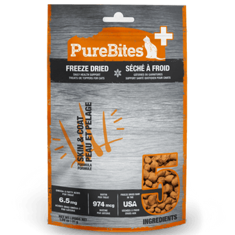 PureBites PureBites Skin & Coat Freeze Dried Cat Treats, 31g