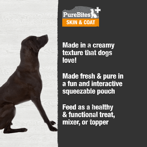 PureBites PureBites Squeezables For Dogs; Skin & Coat