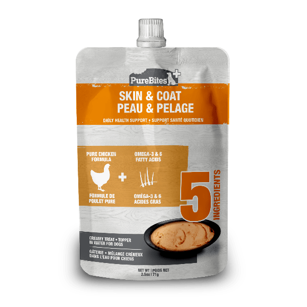 PureBites PureBites Squeezables For Dogs; Skin & Coat