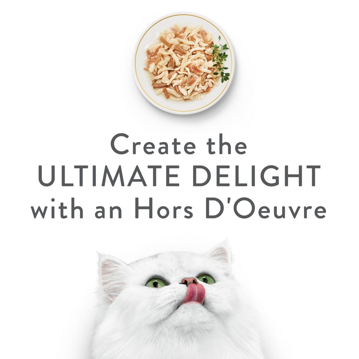 Purina Fancy Feast Hors d'Oeuvre White Meat Chicken & Shredded Beef Appetizer for Cats
