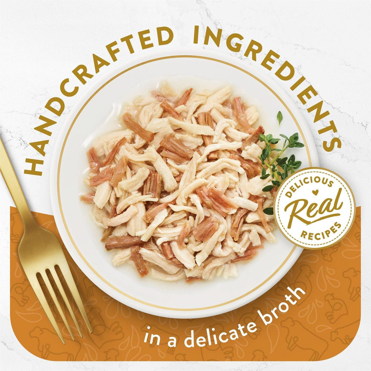 Purina Fancy Feast Hors d'Oeuvre White Meat Chicken & Shredded Beef Appetizer for Cats