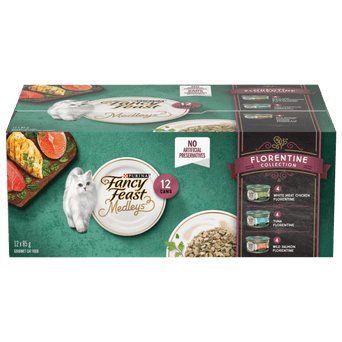 Purina Fancy Feast Medleys Florentine Collection Canned Cat Food Variety Pack