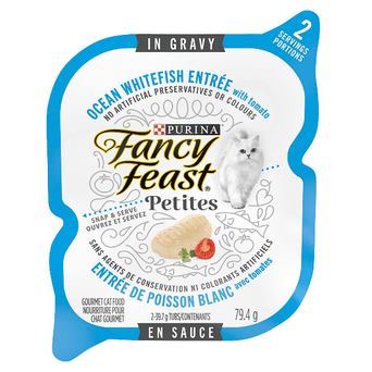 Purina Fancy Feast Petites Ocean Whitefish Entree in Gravy Wet Cat Food