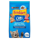 Purina Friskies Chef's Blend Dry Cat Food, 1.5kg