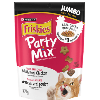 Purina Friskies Party Mix Mixed Grill Crunch Cat Treats