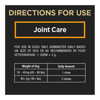 Purina Pro Plan Veterinary Supplements Joint Care: Soft Chew Supplement for Medium/Large Dogs