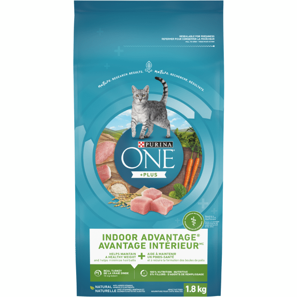Purina One Indoor Advantage Turkey Dry Cat Food 1.80 kg