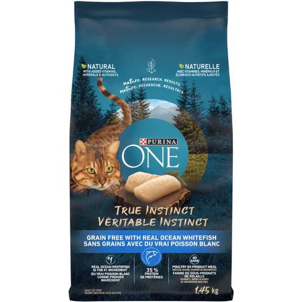 Purina one true instinct grain free cat food deals