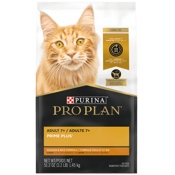 Purina Purina Pro Plan Adult 7+ Chicken & Rice Dry Senior Cat Food