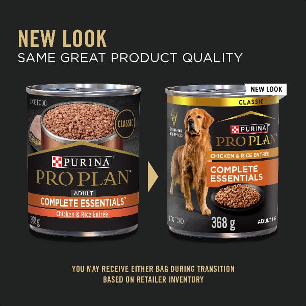 Purina Pro Plan Adult Chicken & Rice Entrée Canned Dog Food